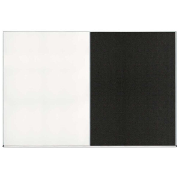 Enclosed Corkboard, 1 Door, 72"x48", 4" Fra